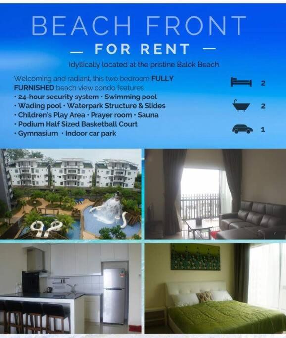 Comfortable 2 Bedroom Beach View Condo Kampong Chengal Lempong Екстер'єр фото